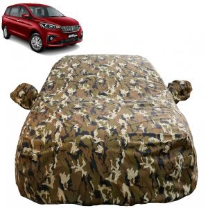 Waterproof Car Body Cover Compatible with Ertiga New with Mirror Pockets (Jungle Print)